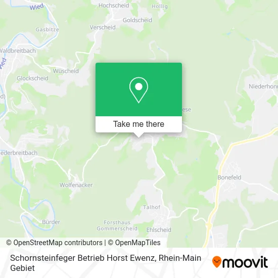 Карта Schornsteinfeger Betrieb Horst Ewenz