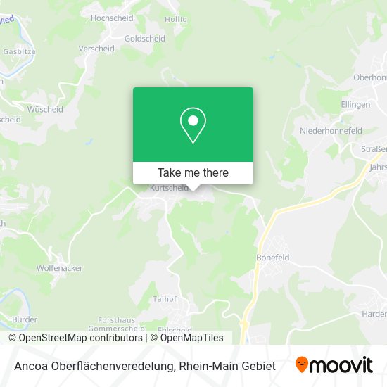 Карта Ancoa Oberflächenveredelung