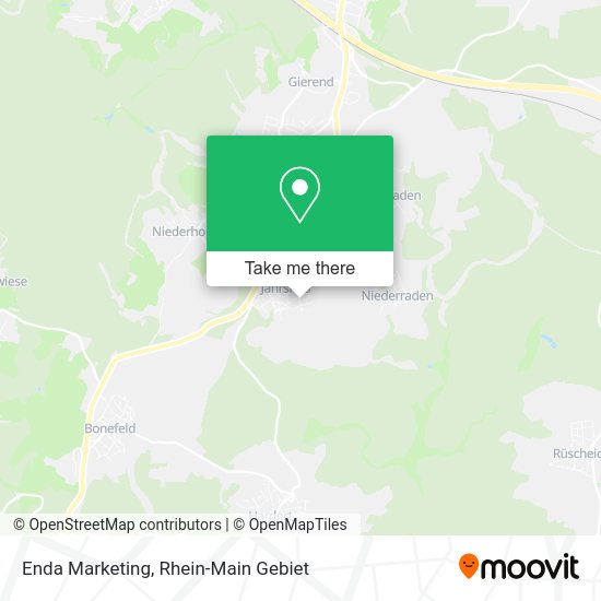 Карта Enda Marketing