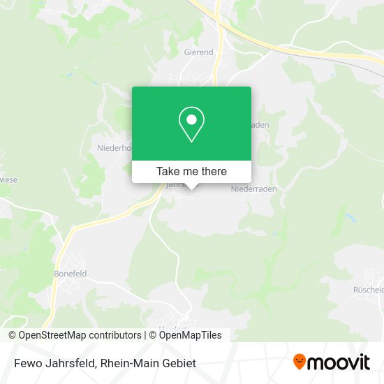 Карта Fewo Jahrsfeld