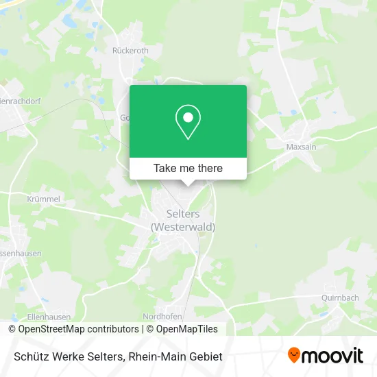 Schütz Werke Selters map