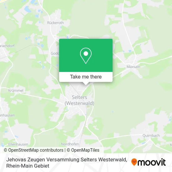 Карта Jehovas Zeugen Versammlung Selters Westerwald
