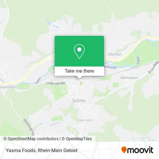 Карта Yasma Foods