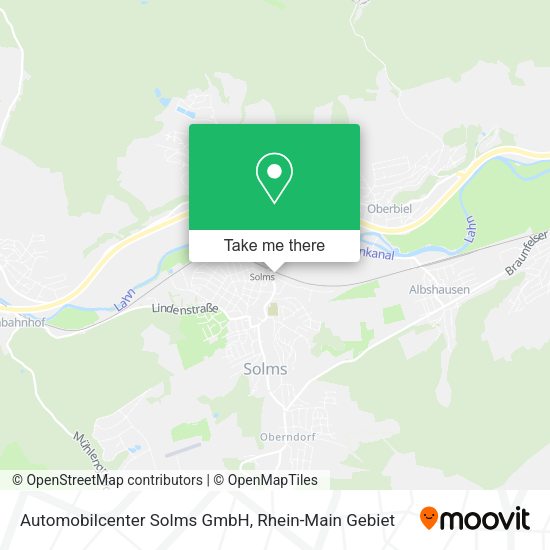 Карта Automobilcenter Solms GmbH