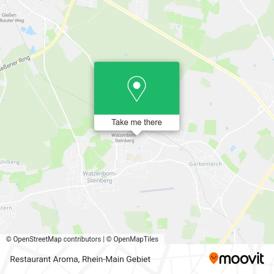 Карта Restaurant Aroma