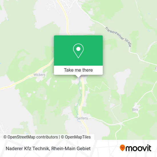 Карта Naderer Kfz Technik