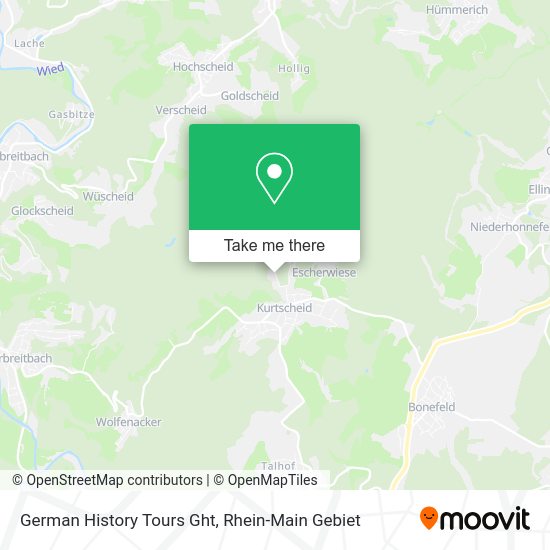 Карта German History Tours Ght