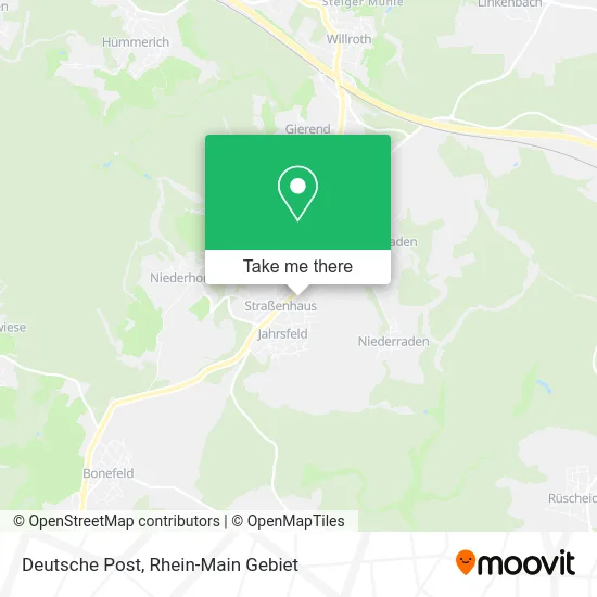 Карта Deutsche Post