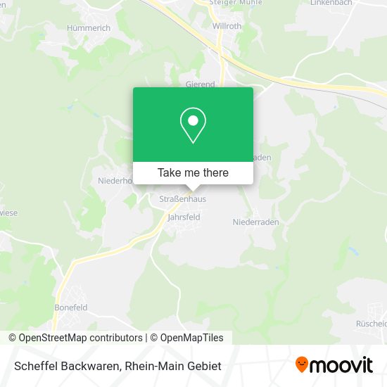 Карта Scheffel Backwaren