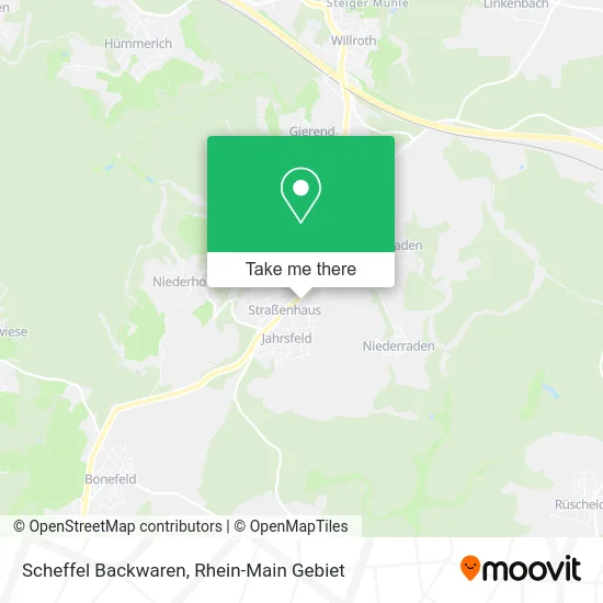 Scheffel Backwaren map