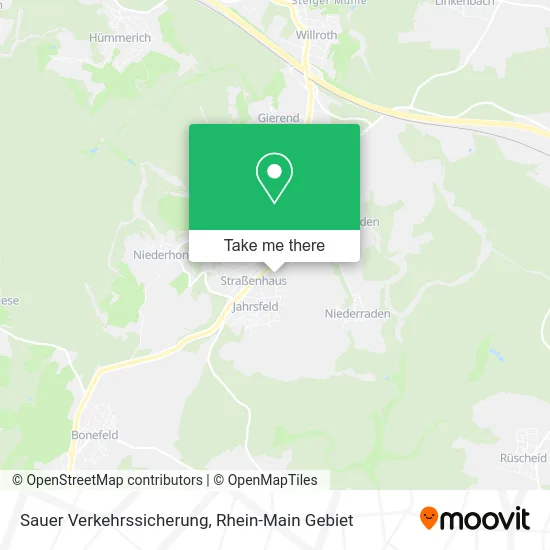 Карта Sauer Verkehrssicherung