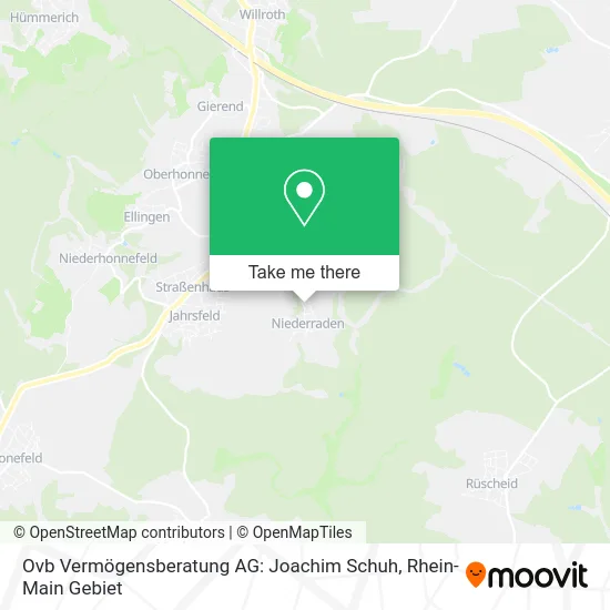 Карта Ovb Vermögensberatung AG: Joachim Schuh