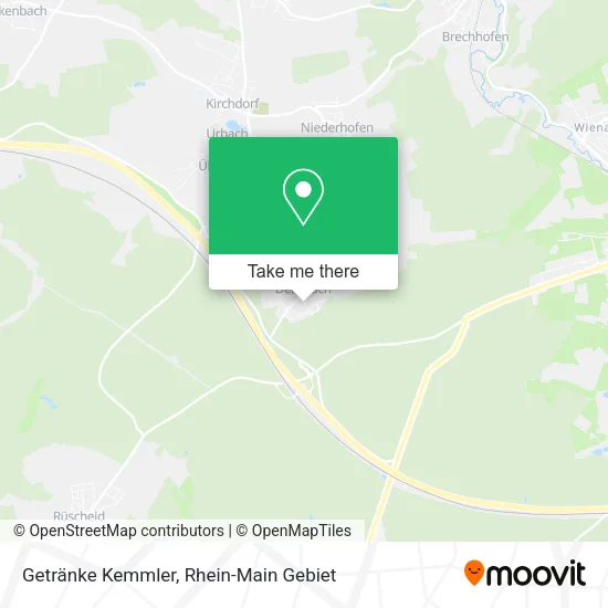 Карта Getränke Kemmler