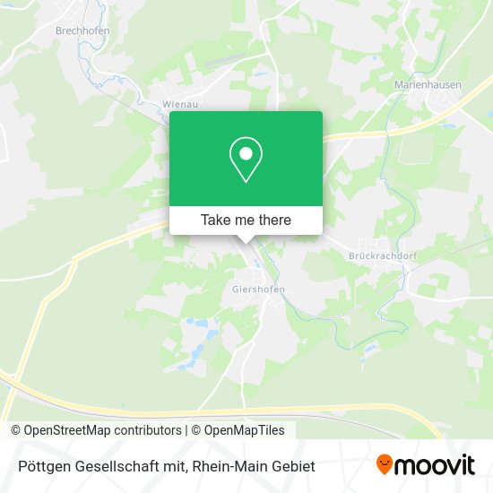 Карта Pöttgen Gesellschaft mit