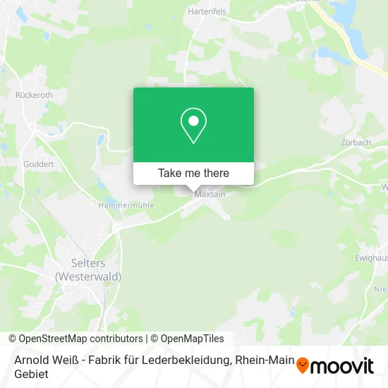 Карта Arnold Weiß - Fabrik für Lederbekleidung