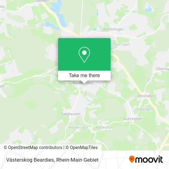 Карта Västerskog Beardies