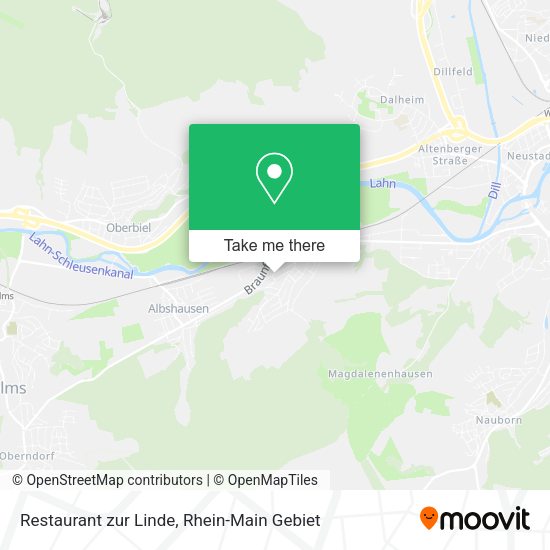 Карта Restaurant zur Linde