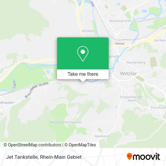 Карта Jet Tankstelle