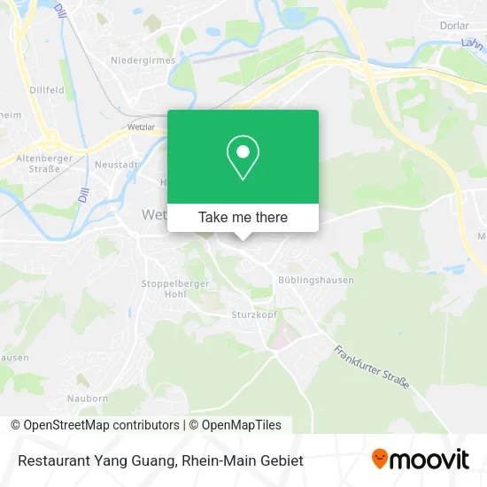 Карта Restaurant Yang Guang