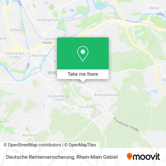 Deutsche Rentenversicherung map