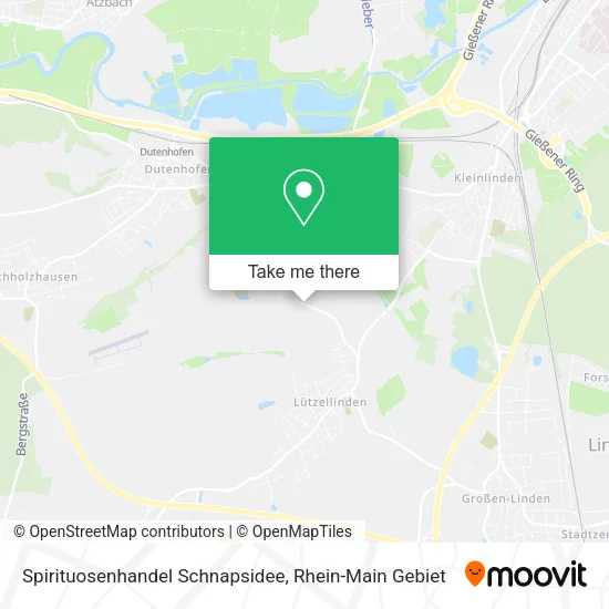Карта Spirituosenhandel Schnapsidee