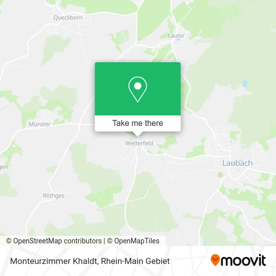 Карта Monteurzimmer Khaldt