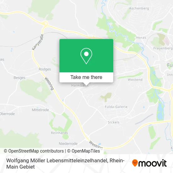 Карта Wolfgang Möller Lebensmitteleinzelhandel