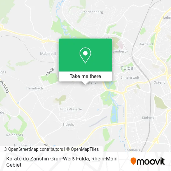 Карта Karate do Zanshin Grün-Weiß Fulda