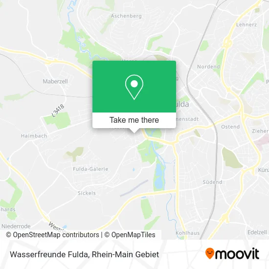 Карта Wasserfreunde Fulda