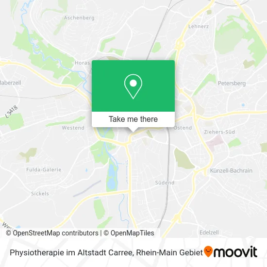 Карта Physiotherapie im Altstadt Carree