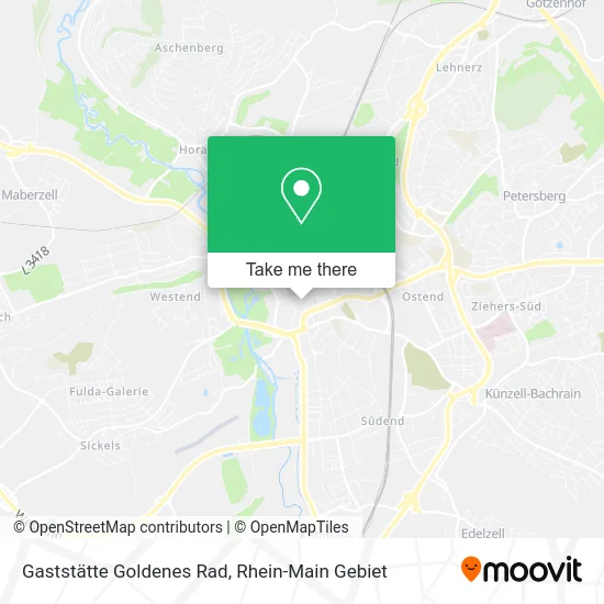 Карта Gaststätte Goldenes Rad