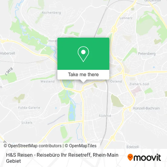 Карта H&S Reisen - Reisebüro Ihr Reisetreff