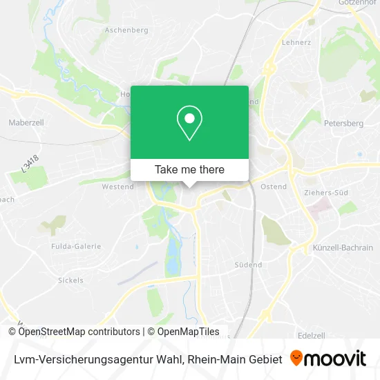Карта Lvm-Versicherungsagentur Wahl
