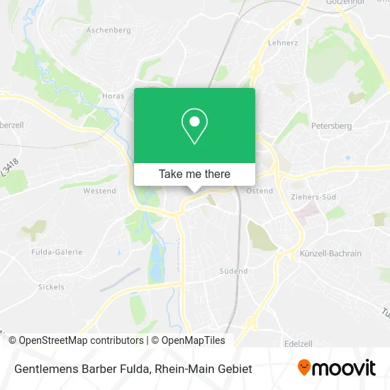 Карта Gentlemens Barber Fulda