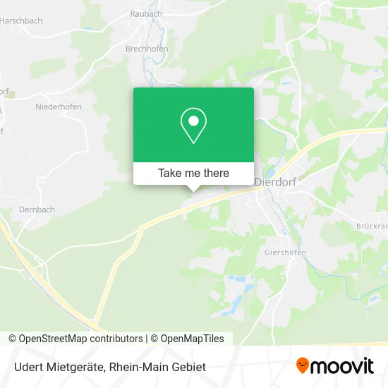 Карта Udert Mietgeräte