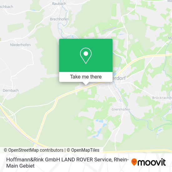 Карта Hoffmann&Rink GmbH LAND ROVER Service