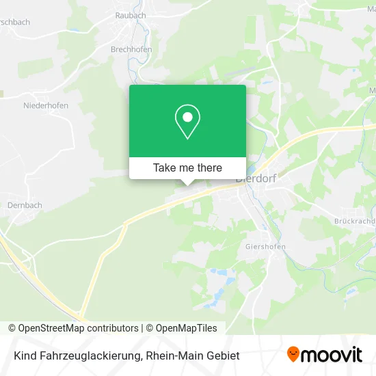 Карта Kind Fahrzeuglackierung