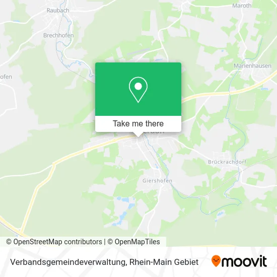 Карта Verbandsgemeindeverwaltung