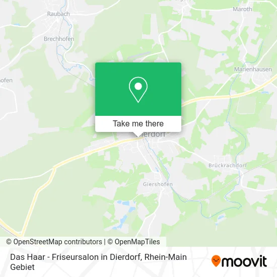 Карта Das Haar - Friseursalon in Dierdorf