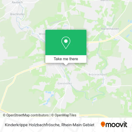 Карта Kinderkrippe Holzbachfrösche