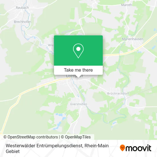 Карта Westerwälder Entrümpelungsdienst