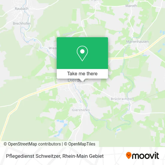 Карта Pflegedienst Schweitzer