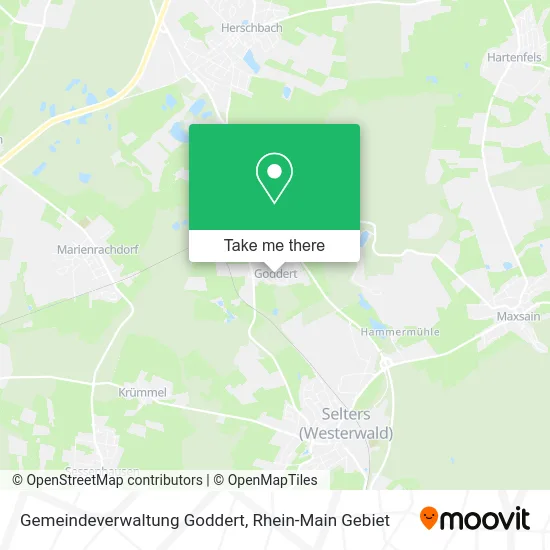 Карта Gemeindeverwaltung Goddert