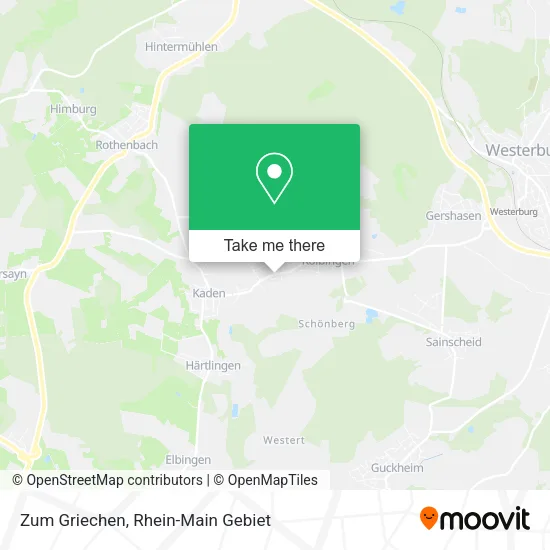 Карта Zum Griechen