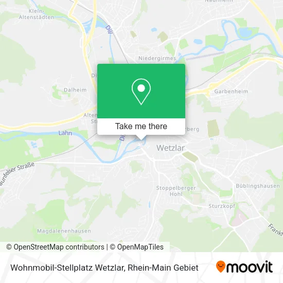 Карта Wohnmobil-Stellplatz Wetzlar