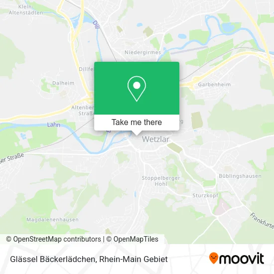 Карта Glässel Bäckerlädchen