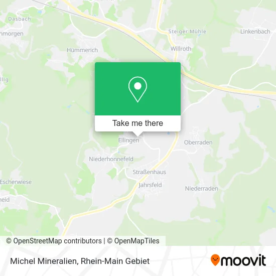 Карта Michel Mineralien