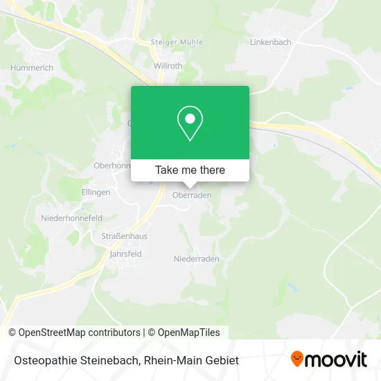 Карта Osteopathie Steinebach