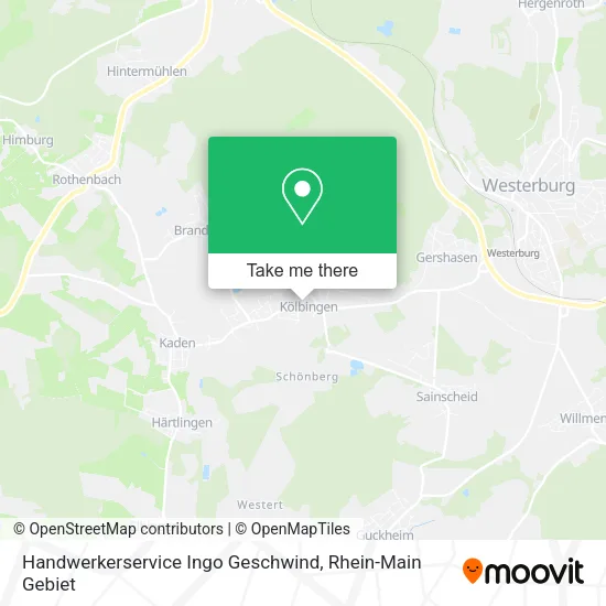 Карта Handwerkerservice Ingo Geschwind