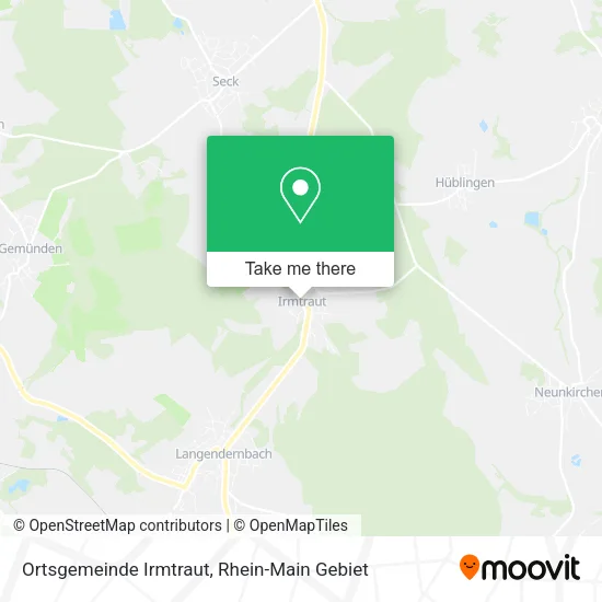 Карта Ortsgemeinde Irmtraut
